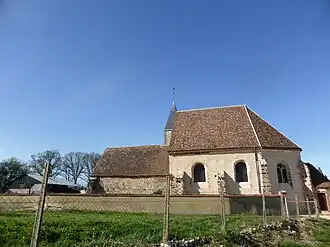 The church in Saint-Jean-de-Rebervilliers