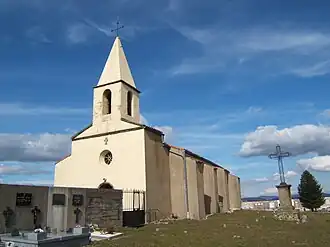 The church in Saint-Étienne-de-Serre