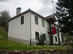 Modern house in the village