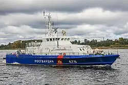 The Russian National Guard Grachonok-class anti-saboteur ship PDKA No. 478 in 2022