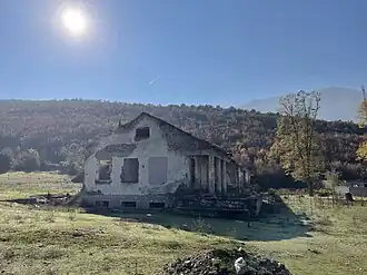 Structure of the former Raduša mine