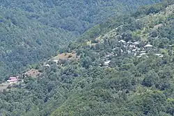 Panoramic view of the village