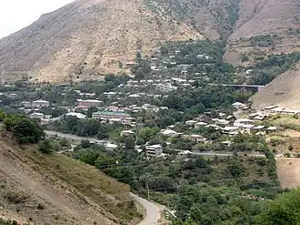A view of the village