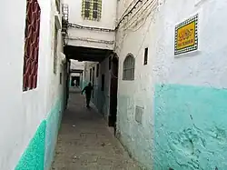 A street in the juderia or mellah, the former Jewish quarter