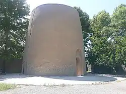 Baba Mahmud Tomb Tower in the city of Vahidiyeh