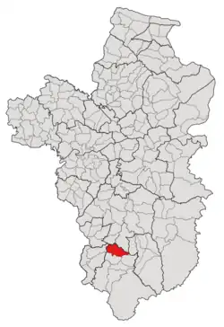 Subdistrict location in Ubon Ratchathani province