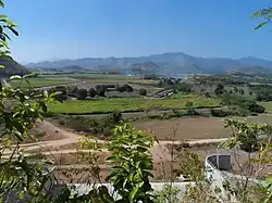 Topography Nong Prue district