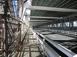 View of the walkway.