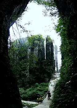 Cave in the Enshi Grand Canyon
