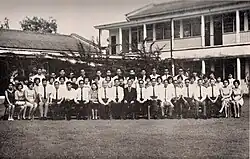 Principal and the board members in 1968