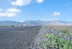 The Lianhuo Expressway going through Jinghe County