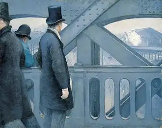 Sur le Pont de l'Europe (1877) Kimbell Art Museum