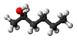 2-Hexanol molecule (R isomer)
