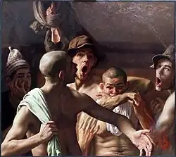 Clone, oil painting on panel, 100x130 cm, 1998-1999