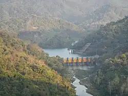 The Ipo Dam and Angat river from Norzagaray