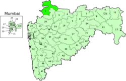 Map of Nandurbar Lok Sabha constituency