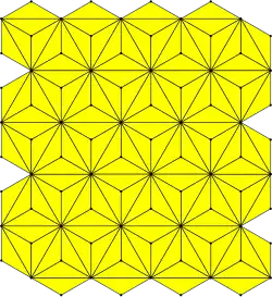 Triakis triangular tiling kΔ