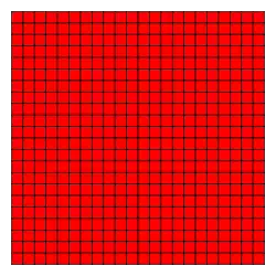 Square tiling Q = dQ = aQ = eQ = jQ = oQ
