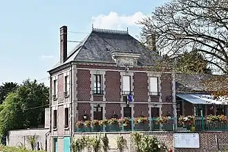 The town hall in Muirancourt