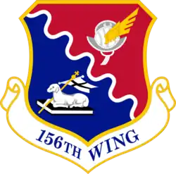 Official logo of the 156th Wing
