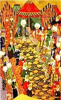 Banquet given by Lala Mustafa Pasha to the Jannissaries