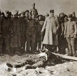"The body of the German pilot" (Guynemer's 26th air victory—23 January 1917. Captain Martin Korner killed[citation needed]