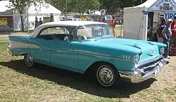1957 Chevrolet Bel Air 4-door hardtop. Sport Equipment