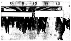 A 1965 Federal Bureau of Investigation surveillance photograph