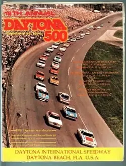 1976 Daytona 500 program cover