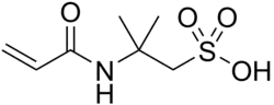 Skeletal formula of AMPS