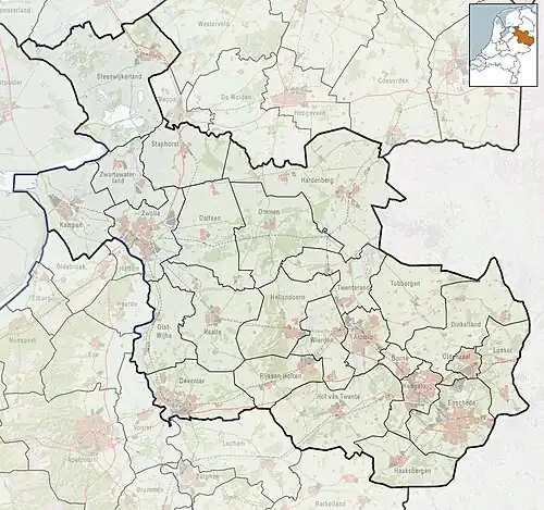 Genemuiden is located in Overijssel