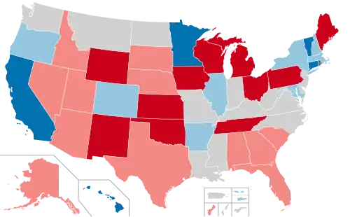 2010 Senate election map