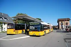 Bus interchange at the station