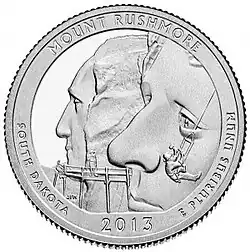 Mount Rushmore National Memorial quarter