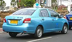 Toyota Limo (NCP93), old Bali Taxi livery