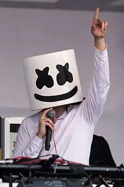 Marshmello performing at Open Beatz 2016