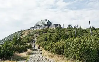 Mountain hut on Szrenica