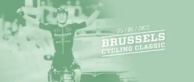 Event poster with previous winner Remco Evenepoel