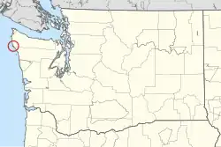 Location of the Quileute Indian Reservation