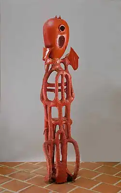 Red Figure (1994), mixed media, h. 178 cm