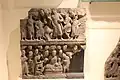 Ordination of Nanda. Schist. Sahr-i-Bahlol. Indian Museum, Calcutta.
