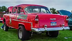 1955 Chevrolet Gasser, Rear View