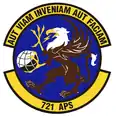 Emblem of the USAF 721st Aerial Port Squadron of Ramstein Air Base, Germany