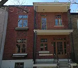 Birthplace of Claude Léveillée in the Villeray district of Montreal