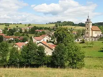 A general view of Entre-deux-Eaux