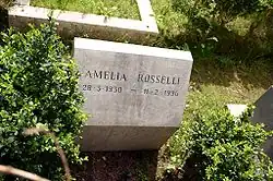 Gravestone, in Rome.