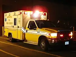 Old Ambulance 623–2, Ashburn – prior to transfer to Station 22 and COG unit name changes