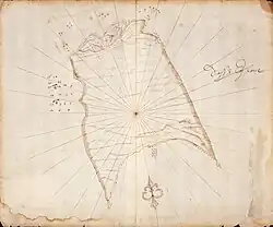 Nautical chart s. XVII