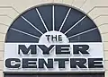 Old Myer Centre sign