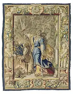 A Flemish Mythological Tapestry, early 17th century